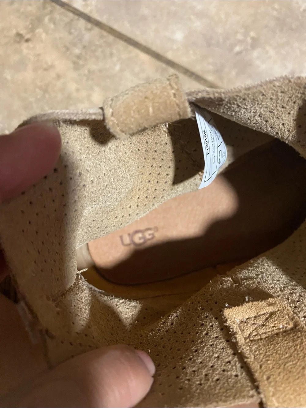 UGG Kids Perforated Mini Boot in Tawny